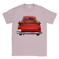 Lilac western red truck back view Classic Tee - FaDigitalArtStudio