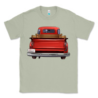 Matcha western red truck back view Classic Tee - FaDigitalArtStudio