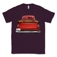 Plum western red truck back view Classic Tee - FaDigitalArtStudio