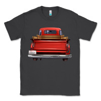 Smoke western red truck back view Classic Tee - FaDigitalArtStudio