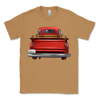 Toasted Coconut western red truck back view Classic Tee - FaDigitalArtStudio