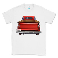 White western red truck back view Classic Tee - FaDigitalArtStudio