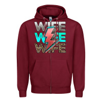 Burgundy racing wife Zipper Hoodie - AdoDesignShop