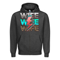 Charcoal Heather racing wife Zipper Hoodie - AdoDesignShop