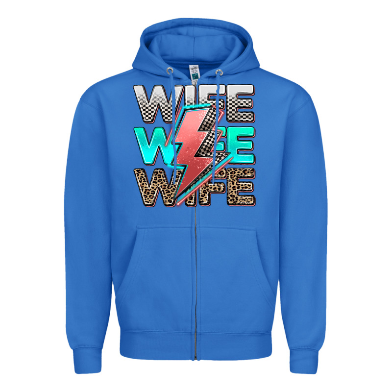 Racing Wife Zipper Hoodie by AdoDesignShop | Teevron