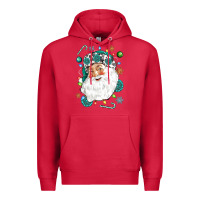 Cardinal Western Santa Christmas Premium Hoodie - NancyCooperArtShop