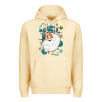 Pina Colada Western Santa Christmas Premium Hoodie - NancyCooperArtShop
