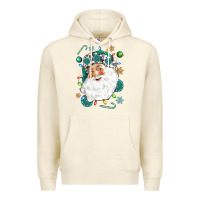 Sandshell Western Santa Christmas Premium Hoodie - NancyCooperArtShop