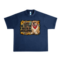 Navy life is better with a bulldog Urban Heavy Tee - RanaPortraitStore