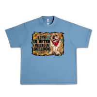 Life Is Better With A Bulldog Urban Heavy Tee | Teevron