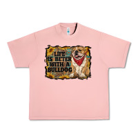 Salmon life is better with a bulldog Urban Heavy Tee - RanaPortraitStore