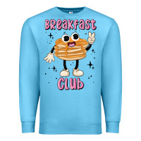 Ocean Blue breakfast club Premium Sweatshirt - MaliasSmallBusiness