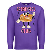 Purple breakfast club Premium Sweatshirt - MaliasSmallBusiness