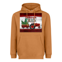 Meerkat christmas on the farm tractor Heavyweight Hoodie - Jasminsmagicworld