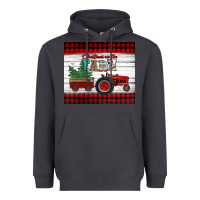 Smoke christmas on the farm tractor Heavyweight Hoodie - Jasminsmagicworld