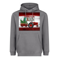 Storm christmas on the farm tractor Heavyweight Hoodie - Jasminsmagicworld