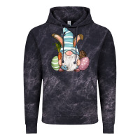 Cloud Black Easter Bunny Gnomes with Egg and Carrot Vintage Hoodie - RanaPortraitStore
