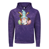 Cloud Purple Easter Bunny Gnomes with Egg and Carrot Vintage Hoodie - RanaPortraitStore