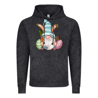 Vintage Black Easter Bunny Gnomes with Egg and Carrot Vintage Hoodie - RanaPortraitStore