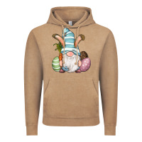 Vintage Coffee Easter Bunny Gnomes with Egg and Carrot Vintage Hoodie - RanaPortraitStore