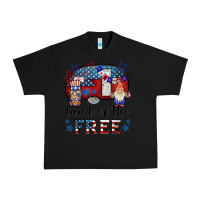 Black land of the free caravan gnomies Urban Heavy Tee - BarkalooDesign