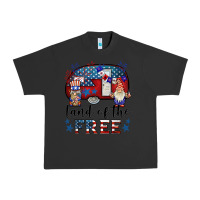 Pigment Black land of the free caravan gnomies Urban Heavy Tee - BarkalooDesign