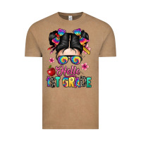 Vintage Coffee hello first grade Vintage Tee - texasbilliewilder