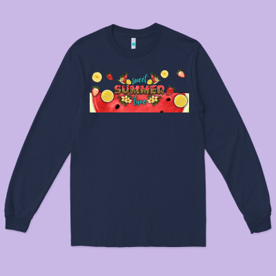 Sweet Summer Time Libbey Cup Long Sleeve Tee Designed By Hra Design Shop