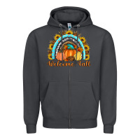 Smoke Welcome Fall Rainbow Zipper Hoodie - Artiststas