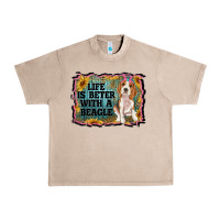 French Oak life is better with a beagle Urban Heavy Tee - RanaPortraitStore