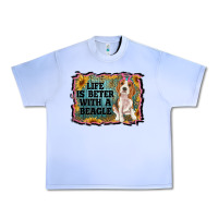 Grape Ice life is better with a beagle Urban Heavy Tee - RanaPortraitStore