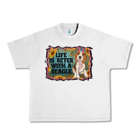 Lunar Rock life is better with a beagle Urban Heavy Tee - RanaPortraitStore
