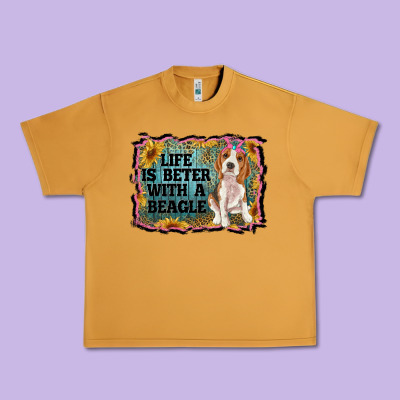 Life Is Better With A Beagle Urban Heavy Tee Designed By Ranaportraitstore