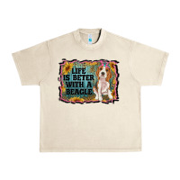 Sandshell life is better with a beagle Urban Heavy Tee - RanaPortraitStore