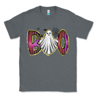 Charcoal Heather boo ghost Classic Tee - RacoonDesign