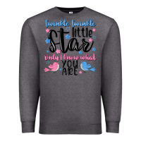 Charcoal Heather twinkle twinkle little star Premium Sweatshirt - MaliasSmallBusiness