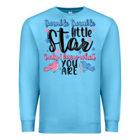 Ocean Blue twinkle twinkle little star Premium Sweatshirt - MaliasSmallBusiness