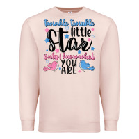 Pale Pink twinkle twinkle little star Premium Sweatshirt - MaliasSmallBusiness