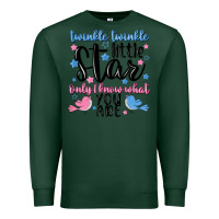 Sports Green twinkle twinkle little star Premium Sweatshirt - MaliasSmallBusiness