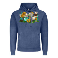Vintage Denim Sheep coffee cups Vintage Hoodie - texasbilliewilder