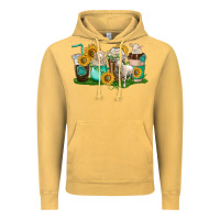 Vintage Mustard Sheep coffee cups Vintage Hoodie - texasbilliewilder