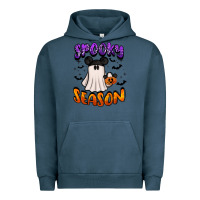 Pigment Midnight Navy spooky season Urban Hoodie - BarkalooDesign