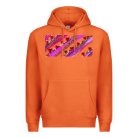 Carrot leopar and cowhide with heart candies Premium Hoodie - AdoDesignShop