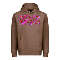 Chestnut leopar and cowhide with heart candies Premium Hoodie - AdoDesignShop
