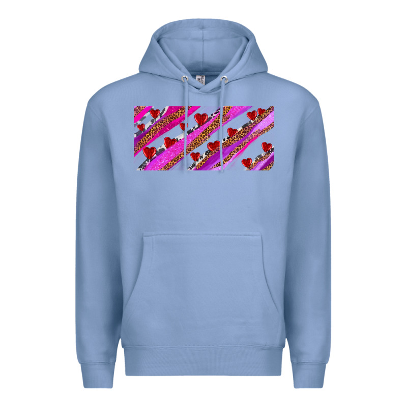 Leopar And Cowhide With Heart Candies Premium Hoodie by AdoDesignShop | Teevron