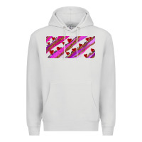 Dove Grey leopar and cowhide with heart candies Premium Hoodie - AdoDesignShop
