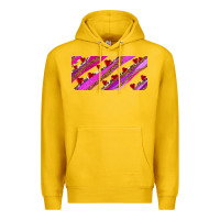 Lemon leopar and cowhide with heart candies Premium Hoodie - AdoDesignShop