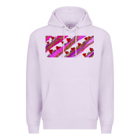Lilac leopar and cowhide with heart candies Premium Hoodie - AdoDesignShop