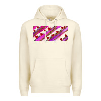Sandshell leopar and cowhide with heart candies Premium Hoodie - AdoDesignShop