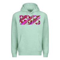 Seafoam leopar and cowhide with heart candies Premium Hoodie - AdoDesignShop